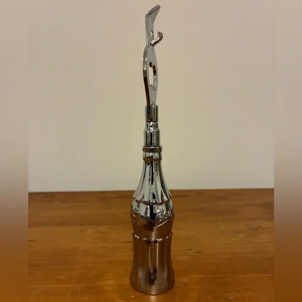 Coca Cola 2002 Chromed Bottle Opener